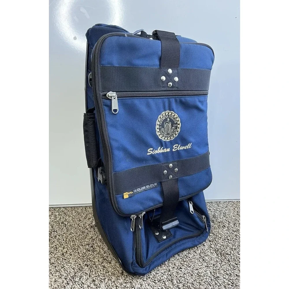 CLUB GLOVE PiggyBack II / 3 in 1 Detachable Rolling Duffel with‎ Backpack / Blue